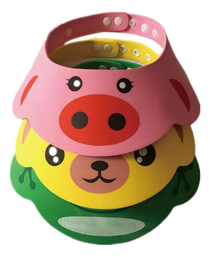 SET 10 VISERA GORRO DUCHA PROTECTOR OJOS 0-6 AÑOS LAU - 3