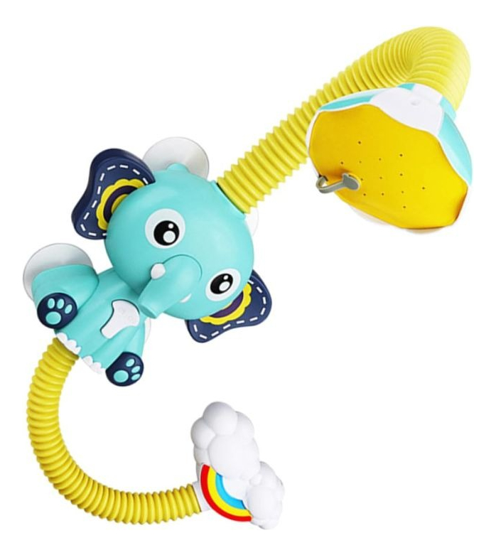 JUGUETE PARA BAÑO FORMA ELEFANTE HORA DE BAÑO DUCHA BEBE LAU - 4