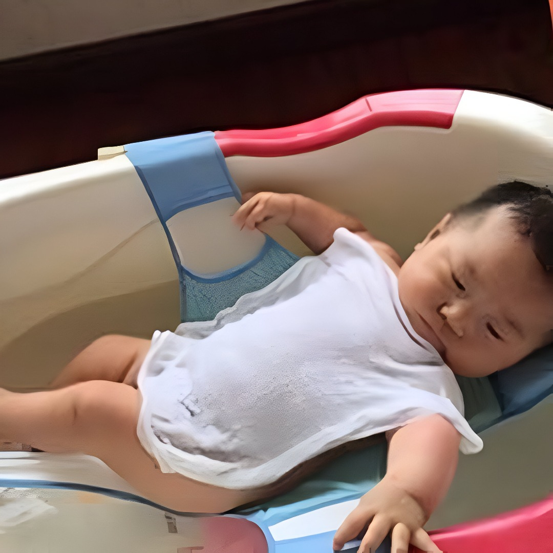 SET 2 ALMOHADILLA MALLA BAÑO ERGONOMICO SOPORTE BEBE LAU - 5