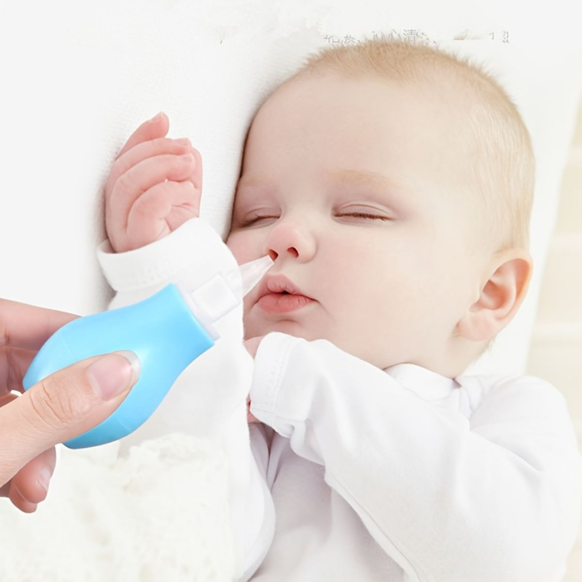 SET 6 ASPIRADOR NASAL MANUAL REUTILIZABLE SUAVE BEBE LAU - 4