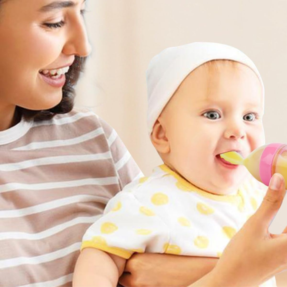 SET 4 DOSIFICADOR DE ALIMENTO CUCHARA PARA BEBE LAU - 10