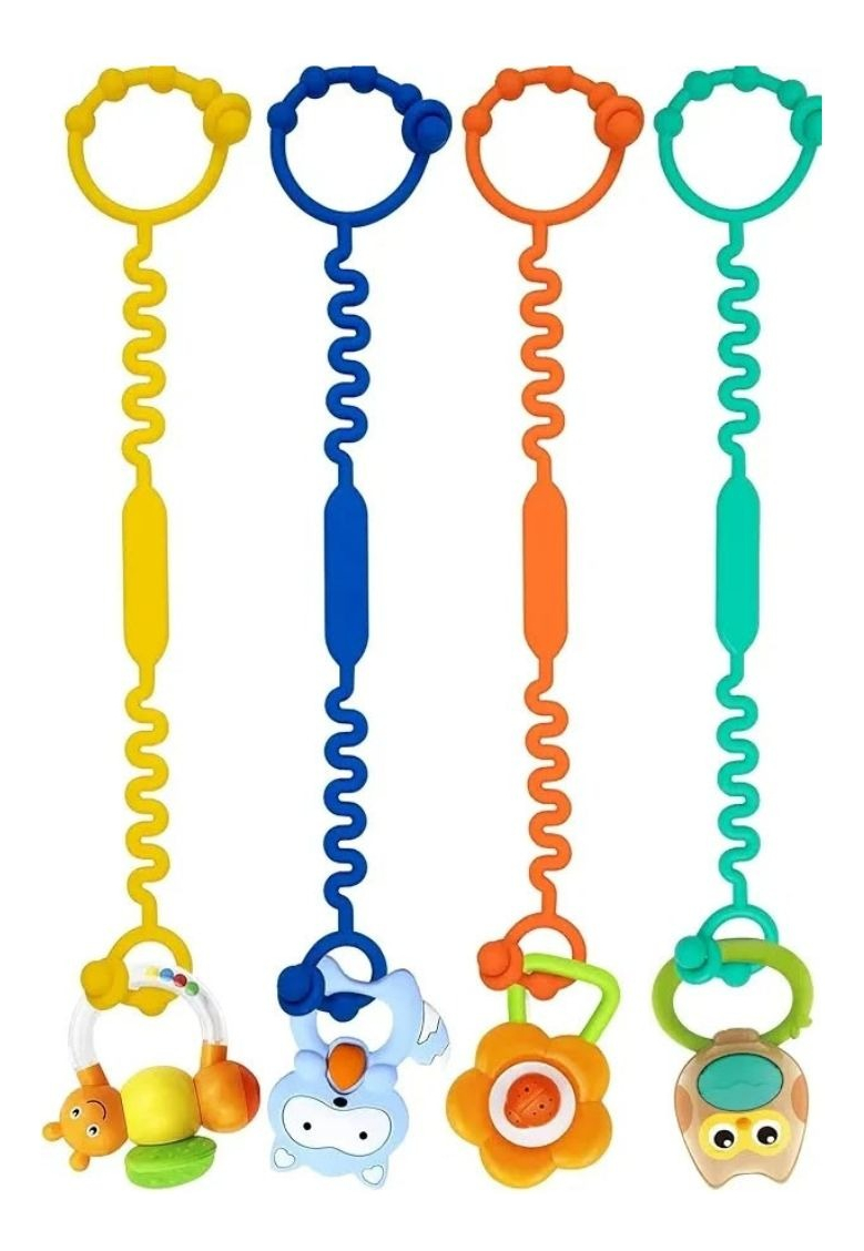 SET 3 CADENA DE SILICONA PORTAMAMADERA PORTACHUPETE BEBE LAU - 7