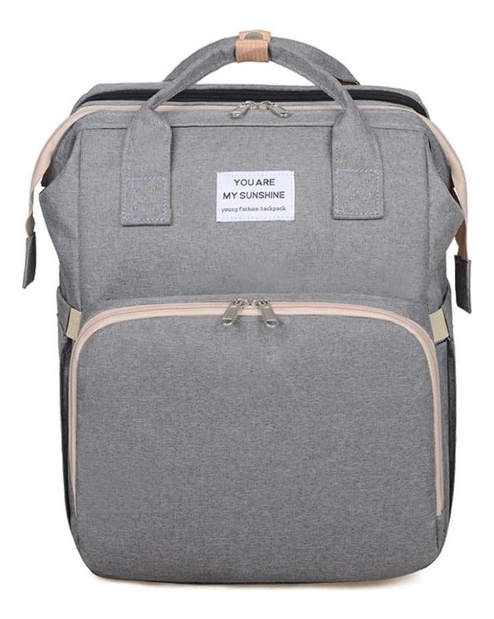 MOCHILA 4 EN 1 PARA VIAJE PASEO CON CAMBIADOR BEBE LAU - 1