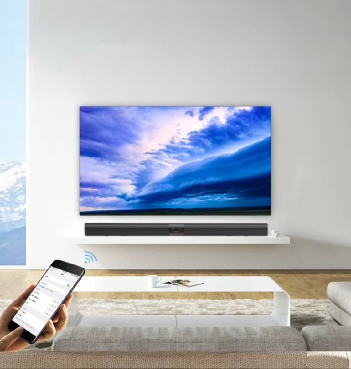 BARRA DE SONIDO 20W SUBWOOFER BLUETOOTH CASA TV LAPTO LAU - 2