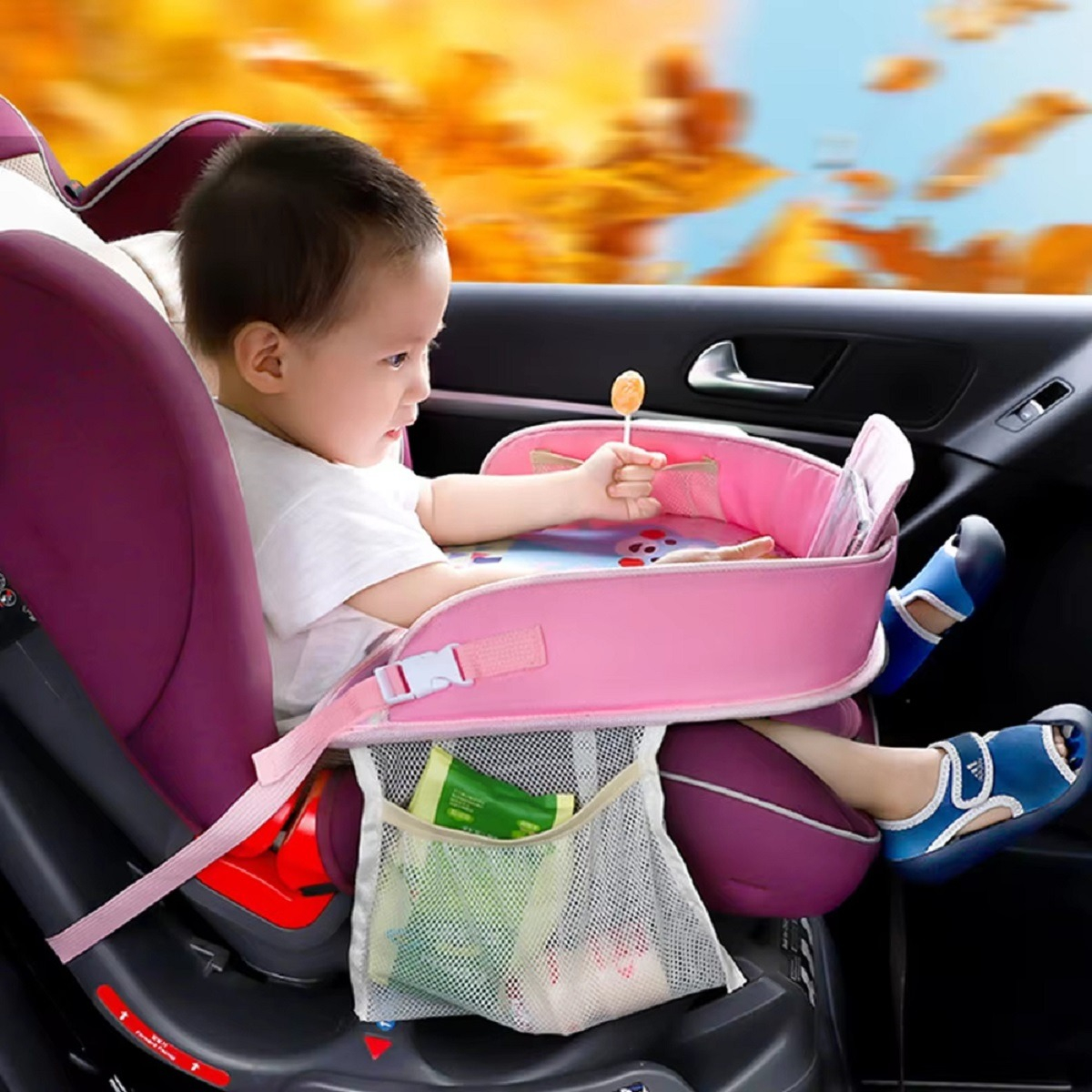 ORGANIZADOR MESA PORTATIL AUTO CARRITO IMPERMEABLE BEBE LAU - 6
