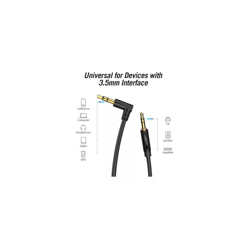 ZVE SET 8 CABLE AUXILIAR AUDIO MUSICA TELEFONOS CONECTOR LAU