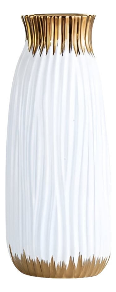 FLORERO JARRÓN CILÍNDRICO MODERNO HOGAR DECORATIVO 20CM JHN - 1