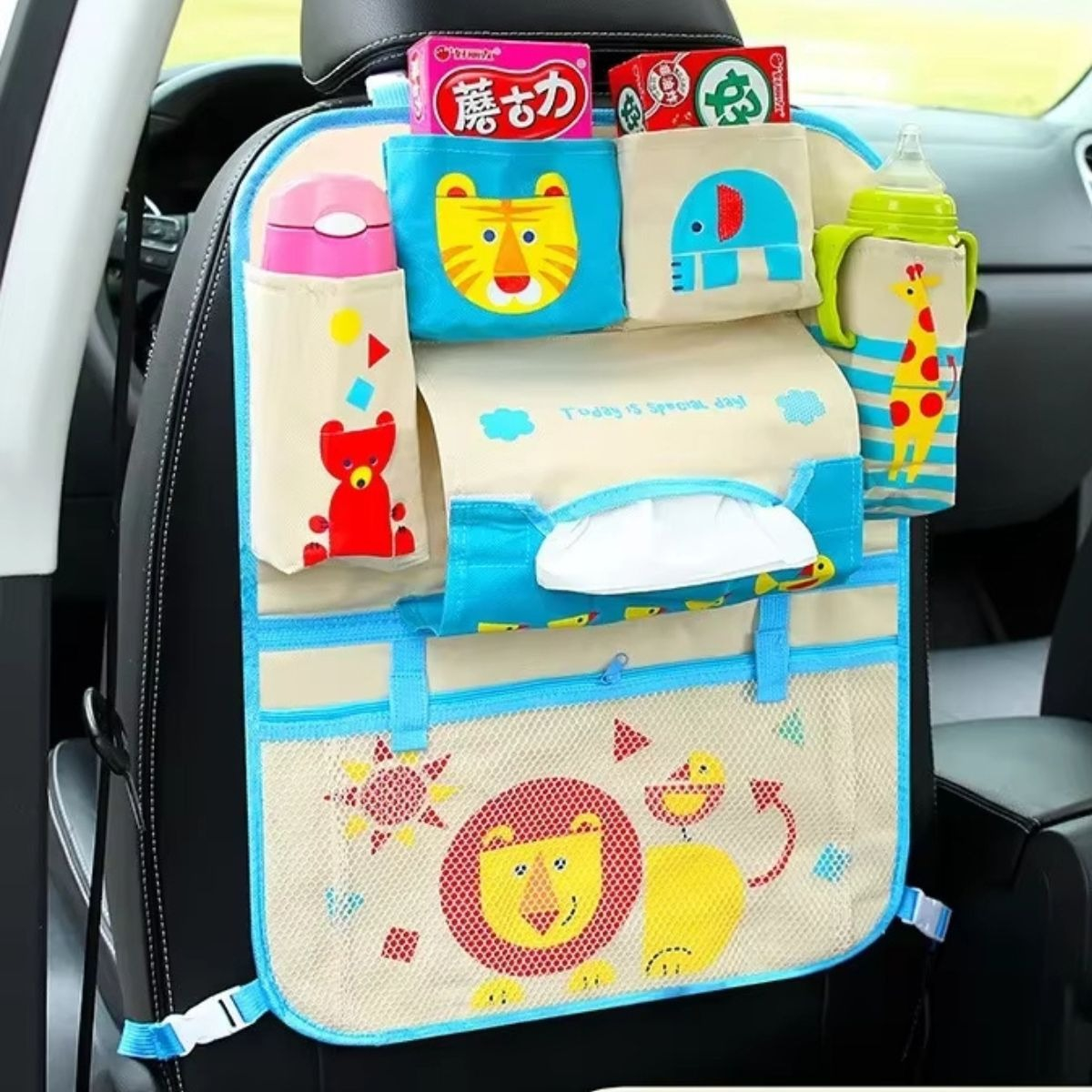 ORGANIZADOR DE ASIENTO TRASERO PARA COCHE IMPERMEABLE LAU - 6