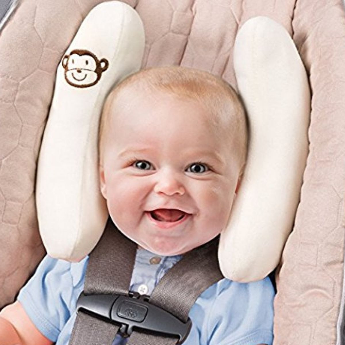 COJIN ALMOHADA SOPORTE CABEZA CUELLO AJUSTA SUAVE BEBE LAU - 7