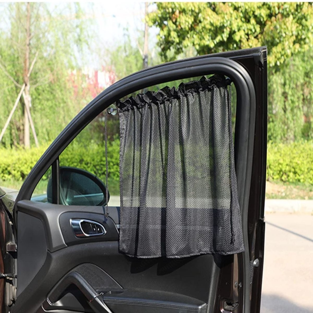 SET 3 CORTINAS PARASOL VENTANA AUTO PROTECCION SOLAR LAU - 6