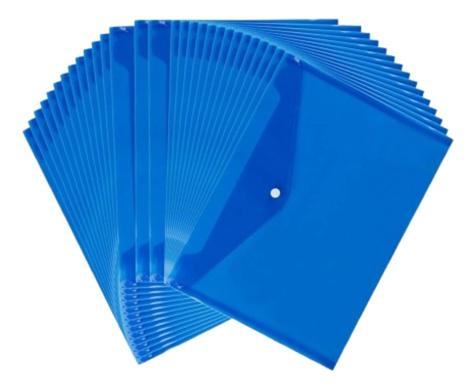 SET 25 CARPETAS PLASTICAS TRANSPARENTE TAMAÑO A4 LAU - 6