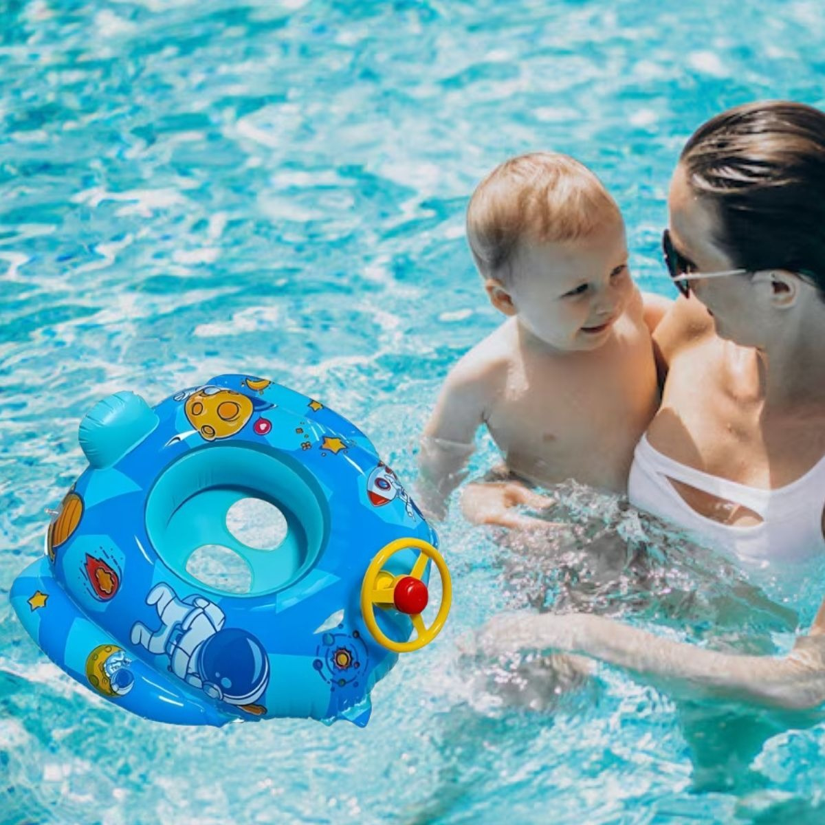 SET 2 FLOTADOR INFLABLE PARA NIÑOS TIMON VERANO PISCINA LAU - 4