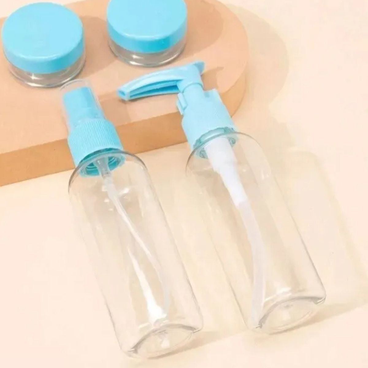 SET 4 PACK DE BOTELLAS VACIAS DE VIAJE ATOMIZADOR ENVASE LAU - 4