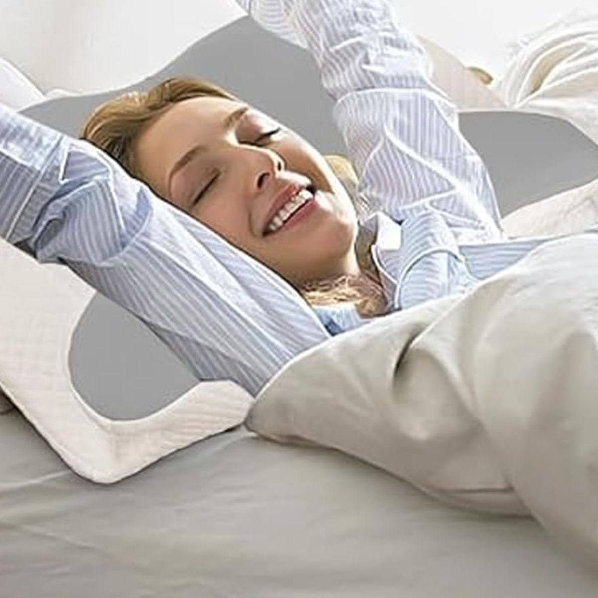 ALMOHADA ORTOPEDICA CERVICAL FORMA MARIPOSA ERGONOMICA LAU - 3