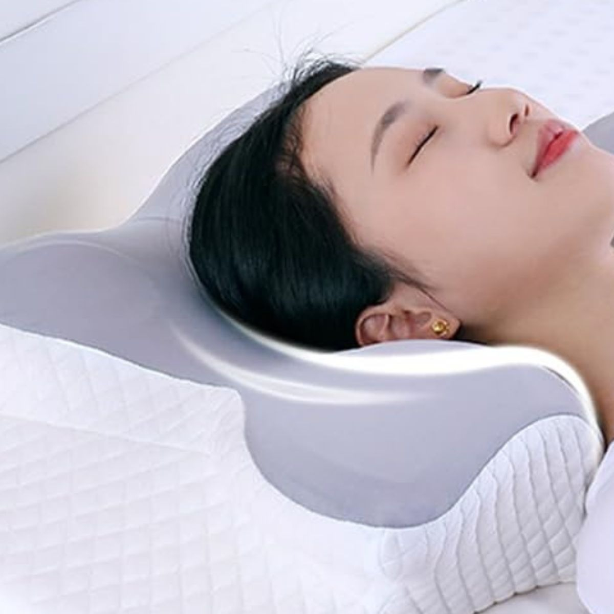 ALMOHADA ORTOPEDICA CERVICAL FORMA MARIPOSA ERGONOMICA LAU - 4
