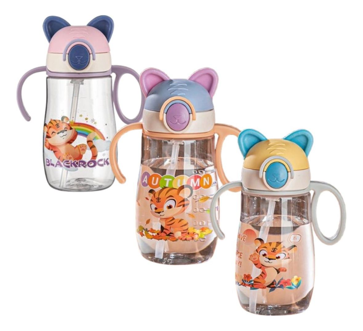 SET 2 BOTELLAS DE AGUA INFANTIL PARA DEPORTE NIÑOS LAU - 5