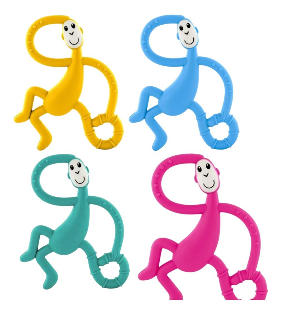SET 3 MORDEDORES DANCE MONKEY RASCA ENCIA DIVERTIDO BEBE LAU - 6