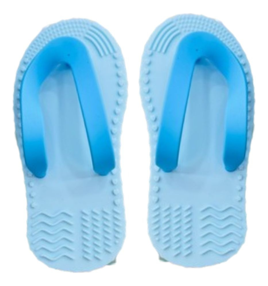 SET 3 MORDEDORES FORMA SANDALIA SENSORIAL SUAVE BEBE LAU - 8