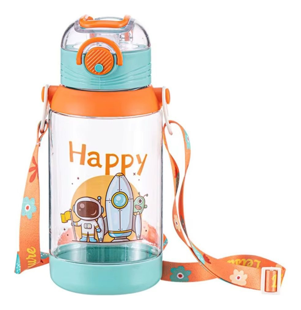 SET 2 BOTELLAS DE AGUA PARA DEPORTE INFANTIL NIÑOS LAU - 1