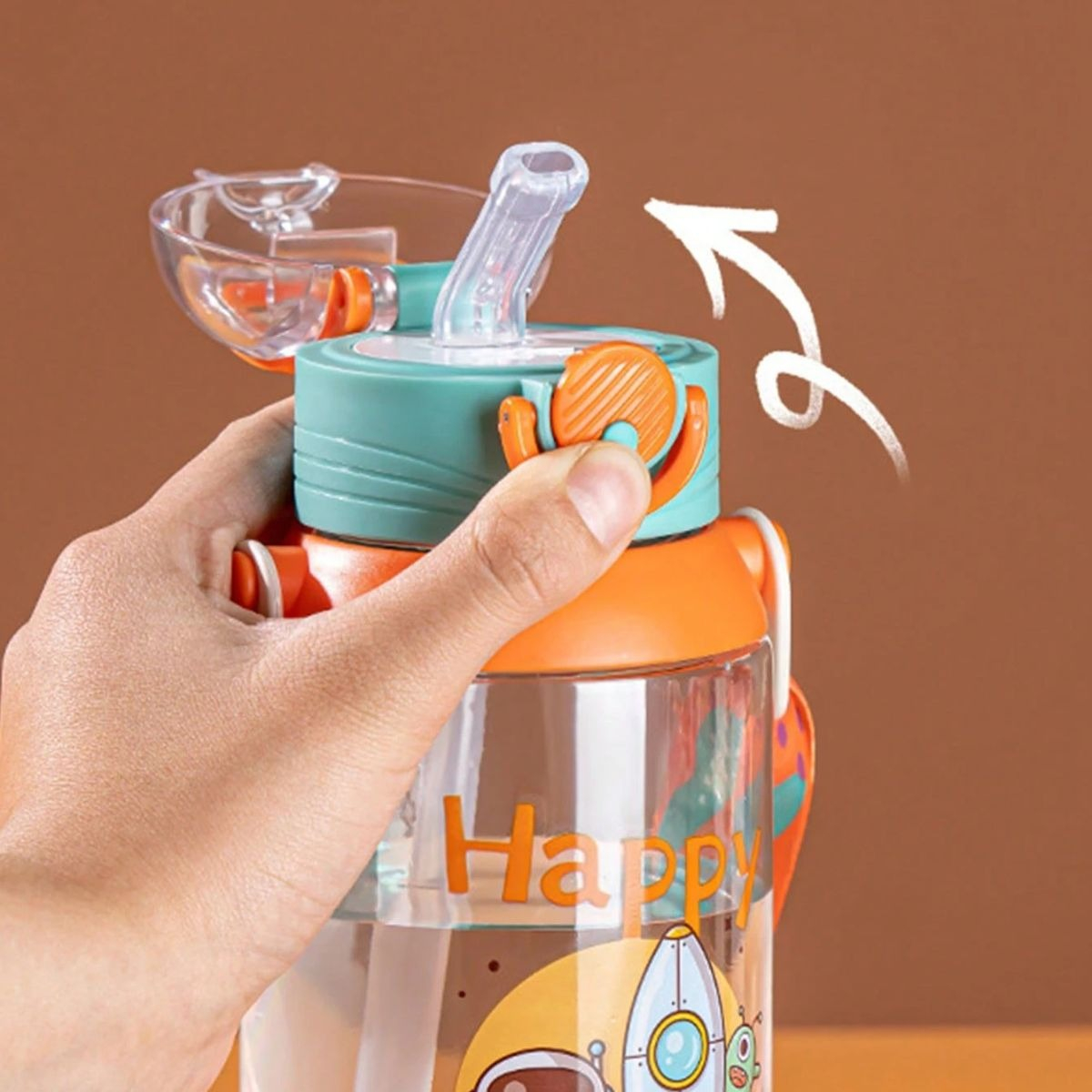 SET 2 BOTELLAS DE AGUA PARA DEPORTE INFANTIL NIÑOS LAU - 8