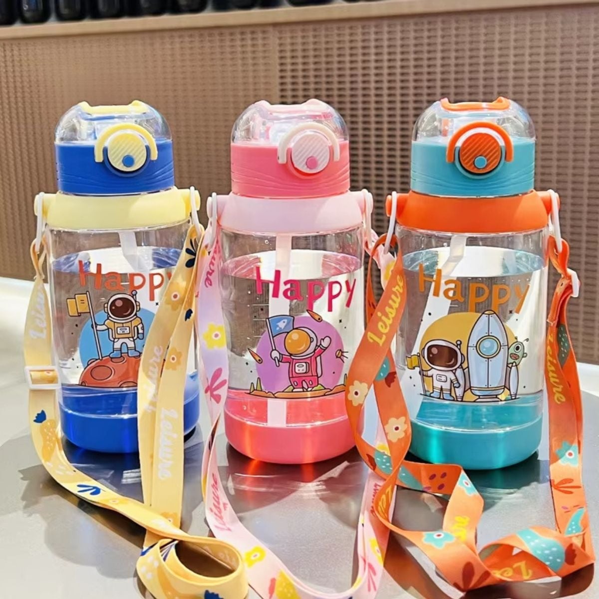 SET 2 BOTELLAS DE AGUA PARA DEPORTE INFANTIL NIÑOS LAU - 10