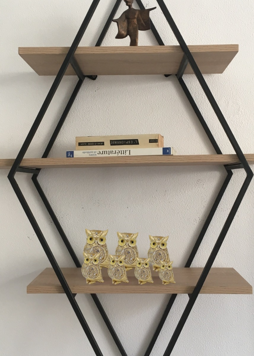 ESTATUA DECORATIVA BÚHO FAMILIA SABIDURÍA 7 PIEZAS JHN - 6