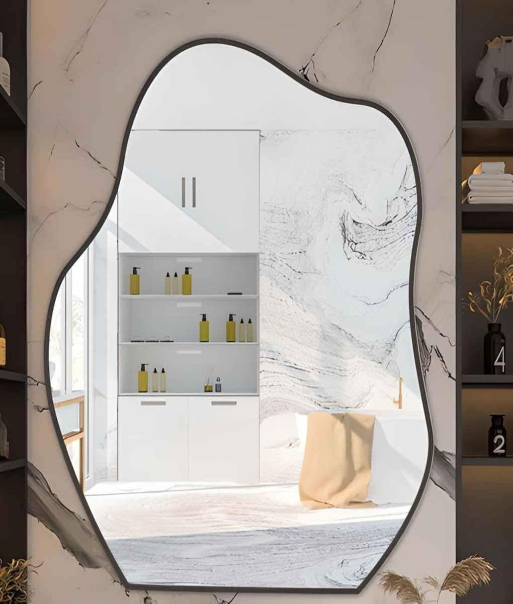 ESPEJO IRREGULAR DECORATIVO PARED MODERNO ASIMÉTRICO JHN - 9