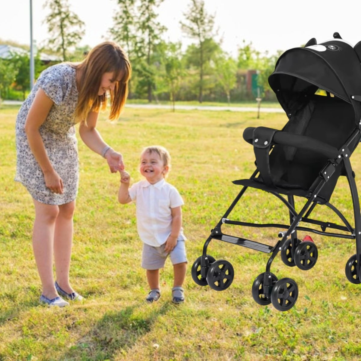 CARRITO COCHE DE MANO PASEO PLEGABLE ULTRALIGERO BEBE LAU - 10