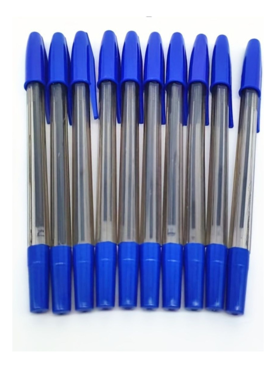 SET 7 PACK DE BOLIGRAFOS PLASTICO OFICINA ESCOLAR LAU - 5