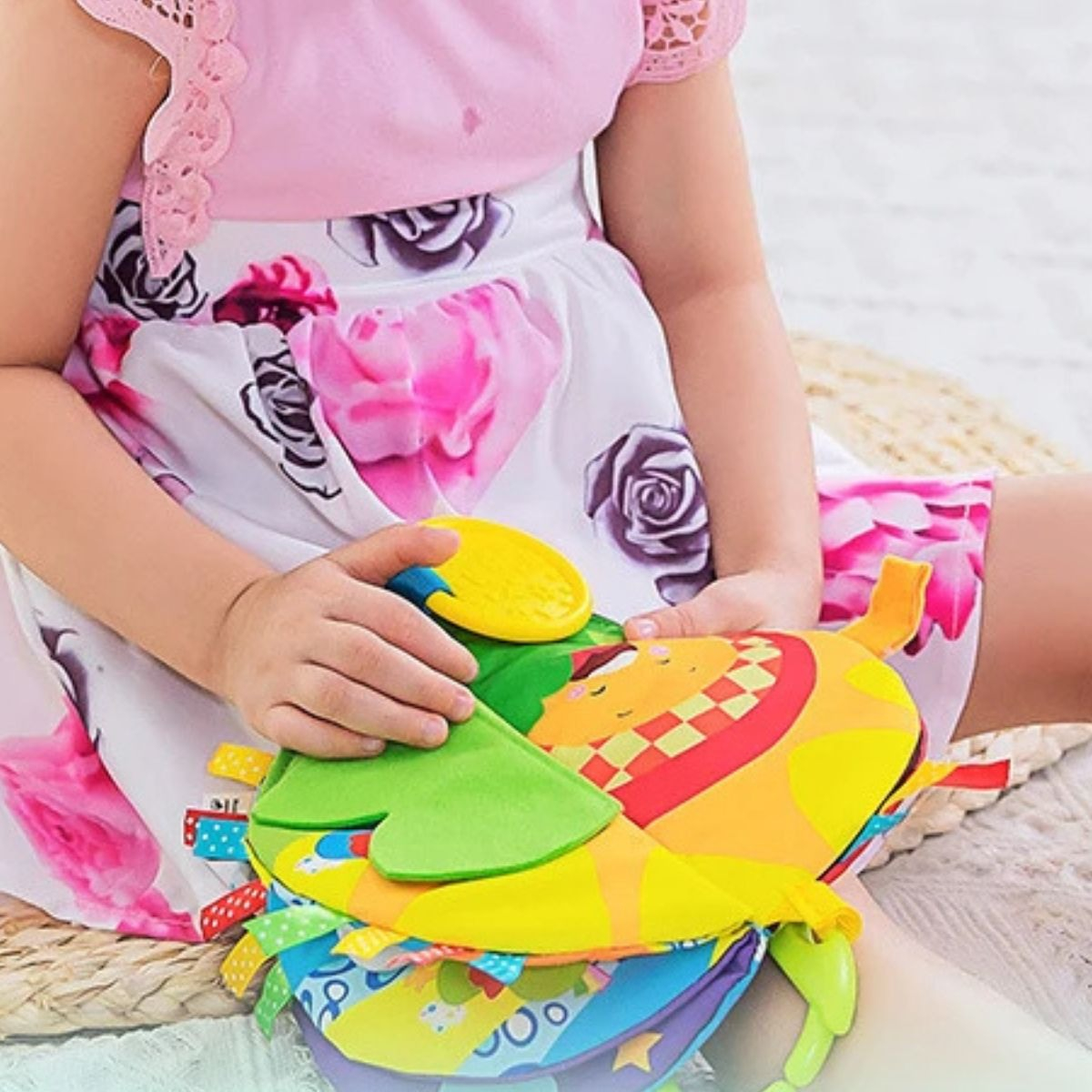 JUGUETE LIBRO DE TELA EDUCATIVO INTERACTIVO BEBE LAU - 4