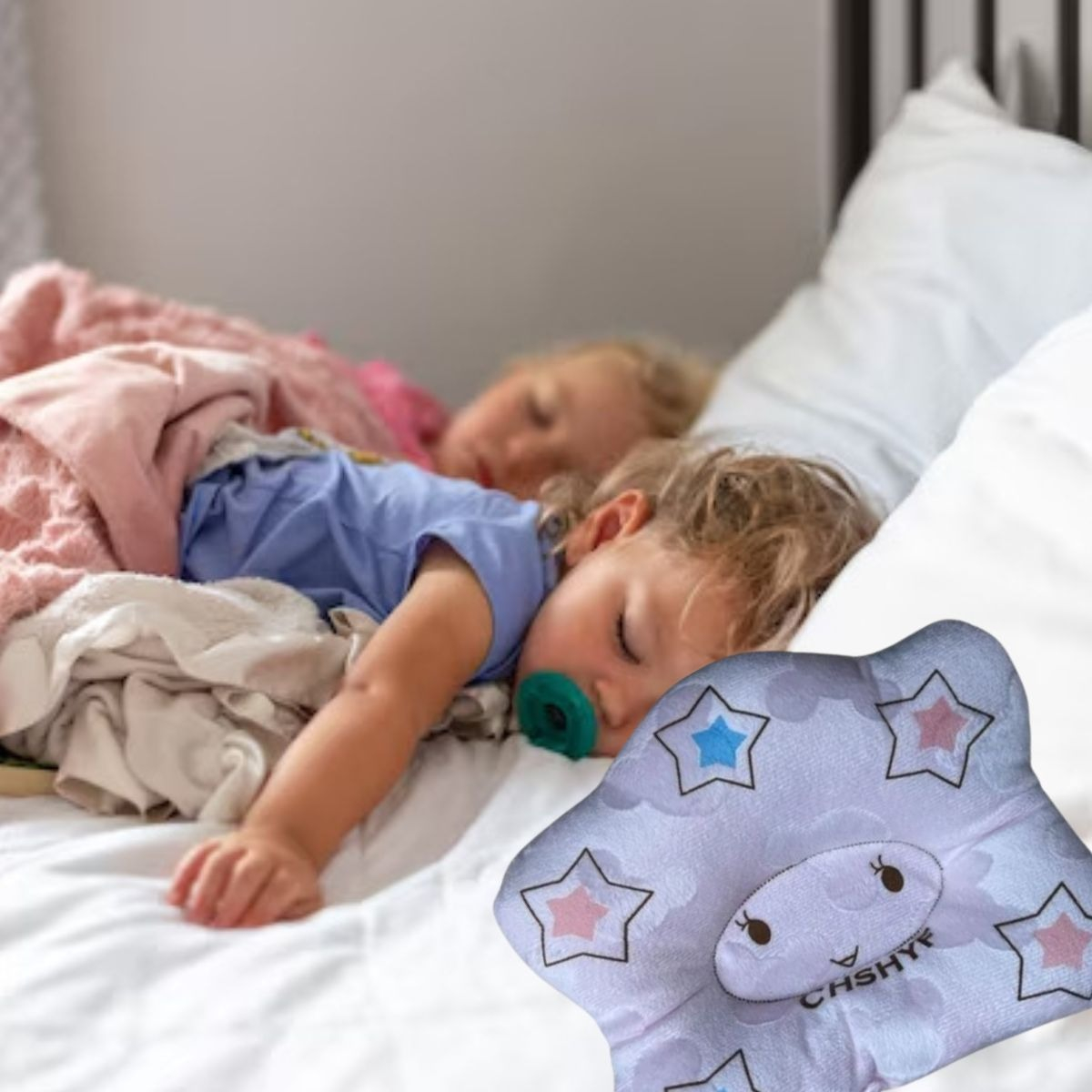 SET 3 ALMOHADAS INFANTILES FORMA ESTRELLA SUAVE DESCANSO LAU - 3