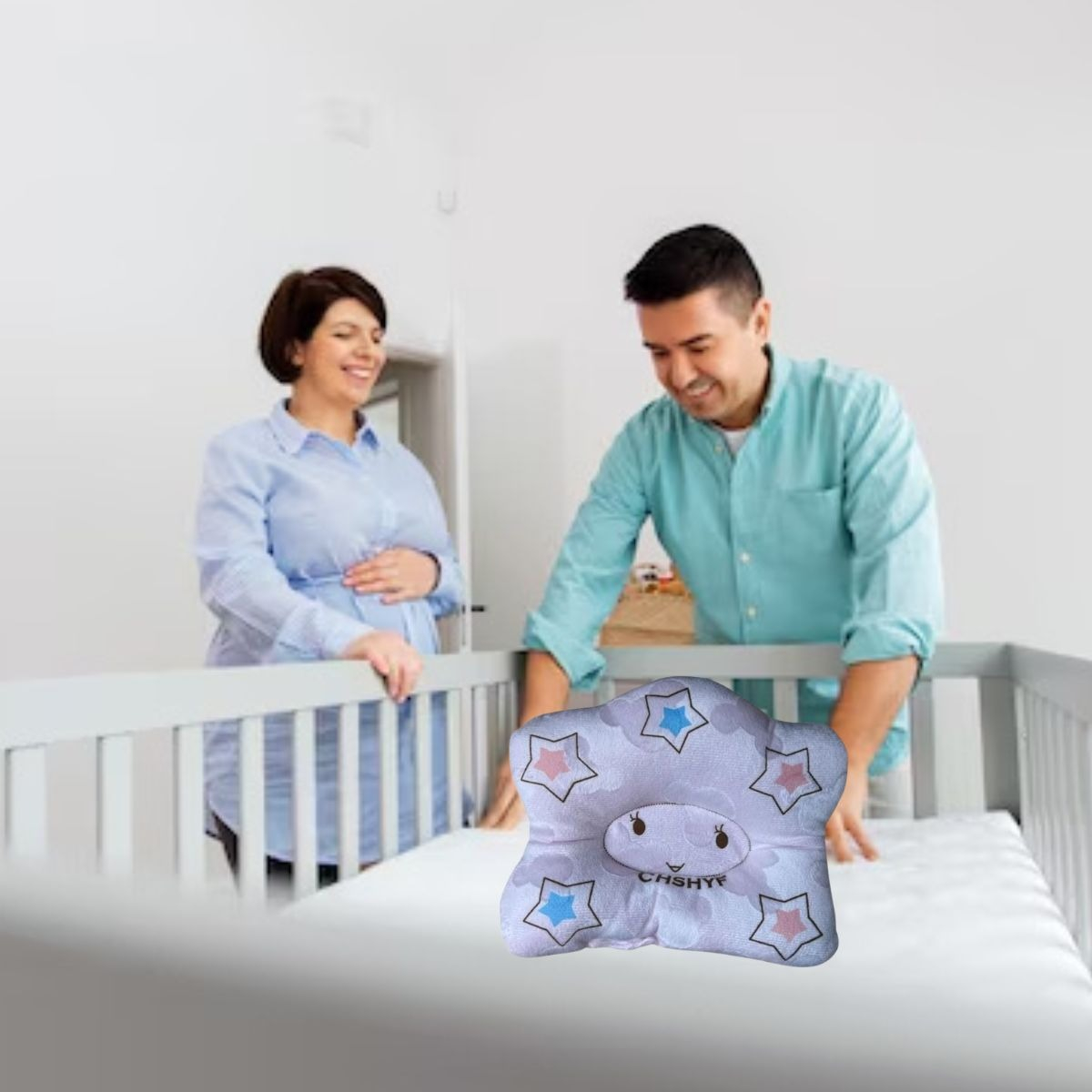 SET 3 ALMOHADAS INFANTILES FORMA ESTRELLA SUAVE DESCANSO LAU - 5