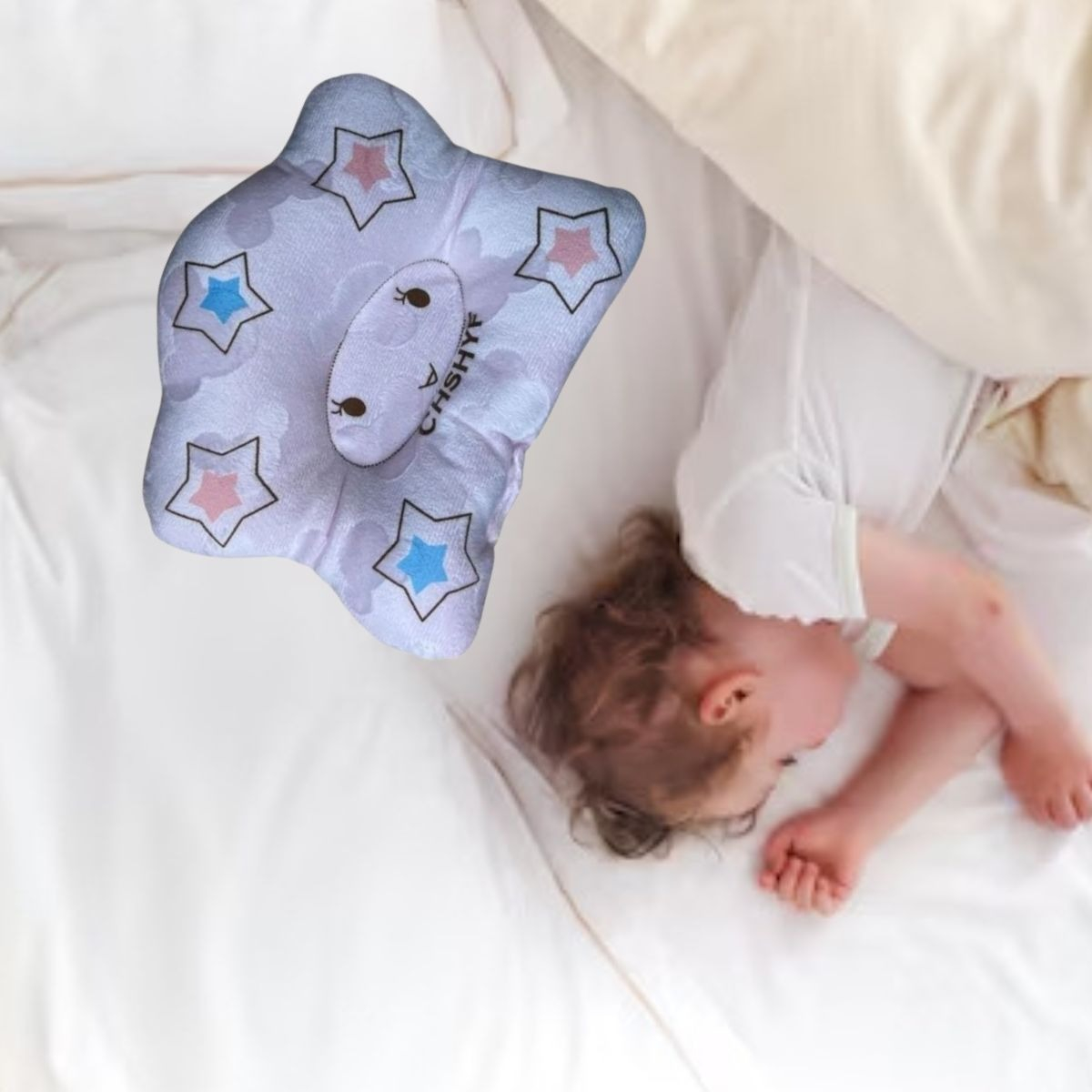 SET 3 ALMOHADAS INFANTILES FORMA ESTRELLA SUAVE DESCANSO LAU - 10