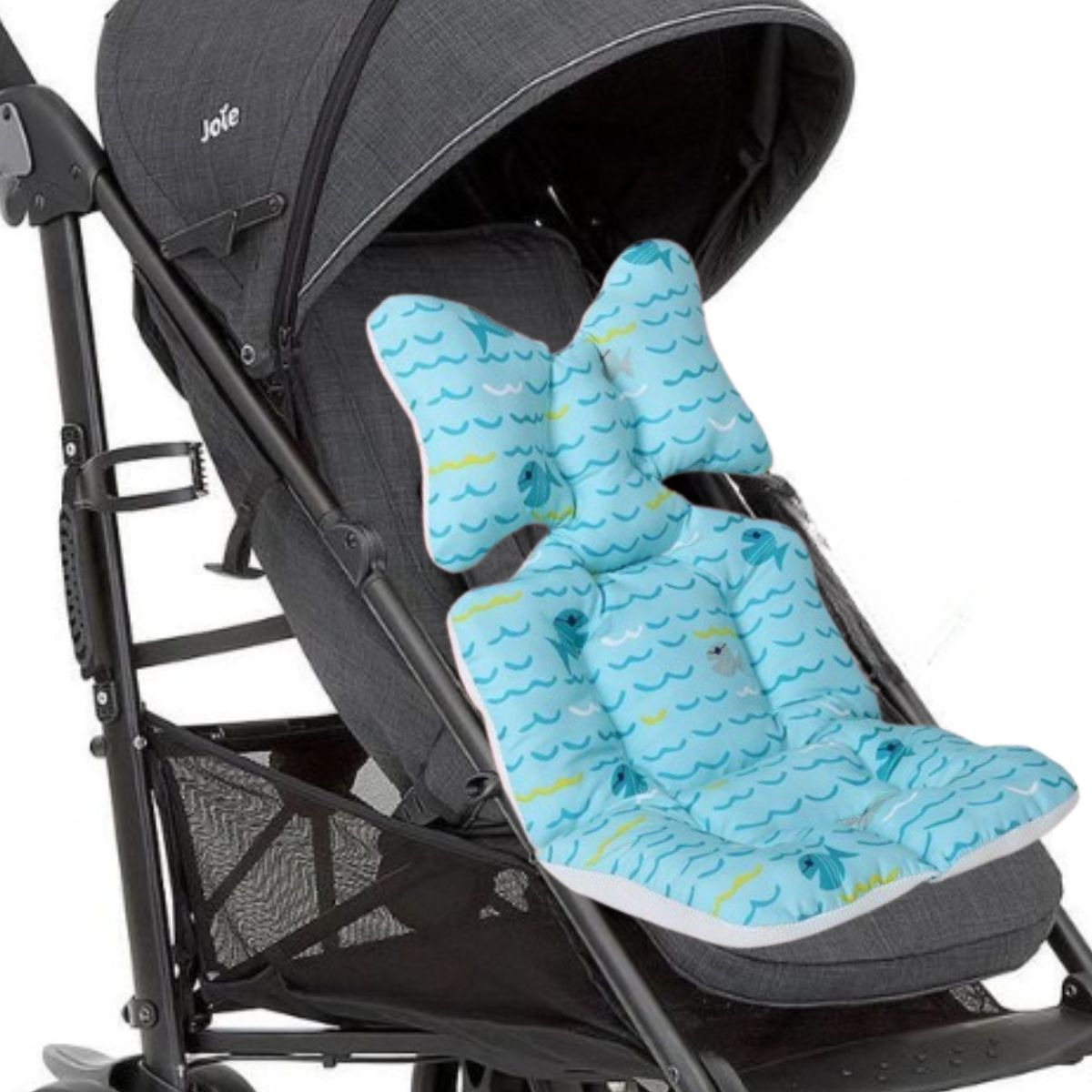COJIN ACOLCHADO PARA CARRITO SUAVE ERGONOMICO BEBE LAU - 3