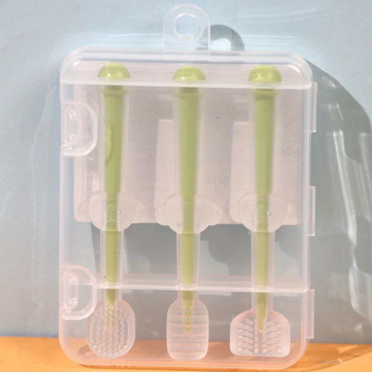 SET 5 CEPILLOS DE DIENTES SILICONA SUAVE PARA BEBE LAU - 9