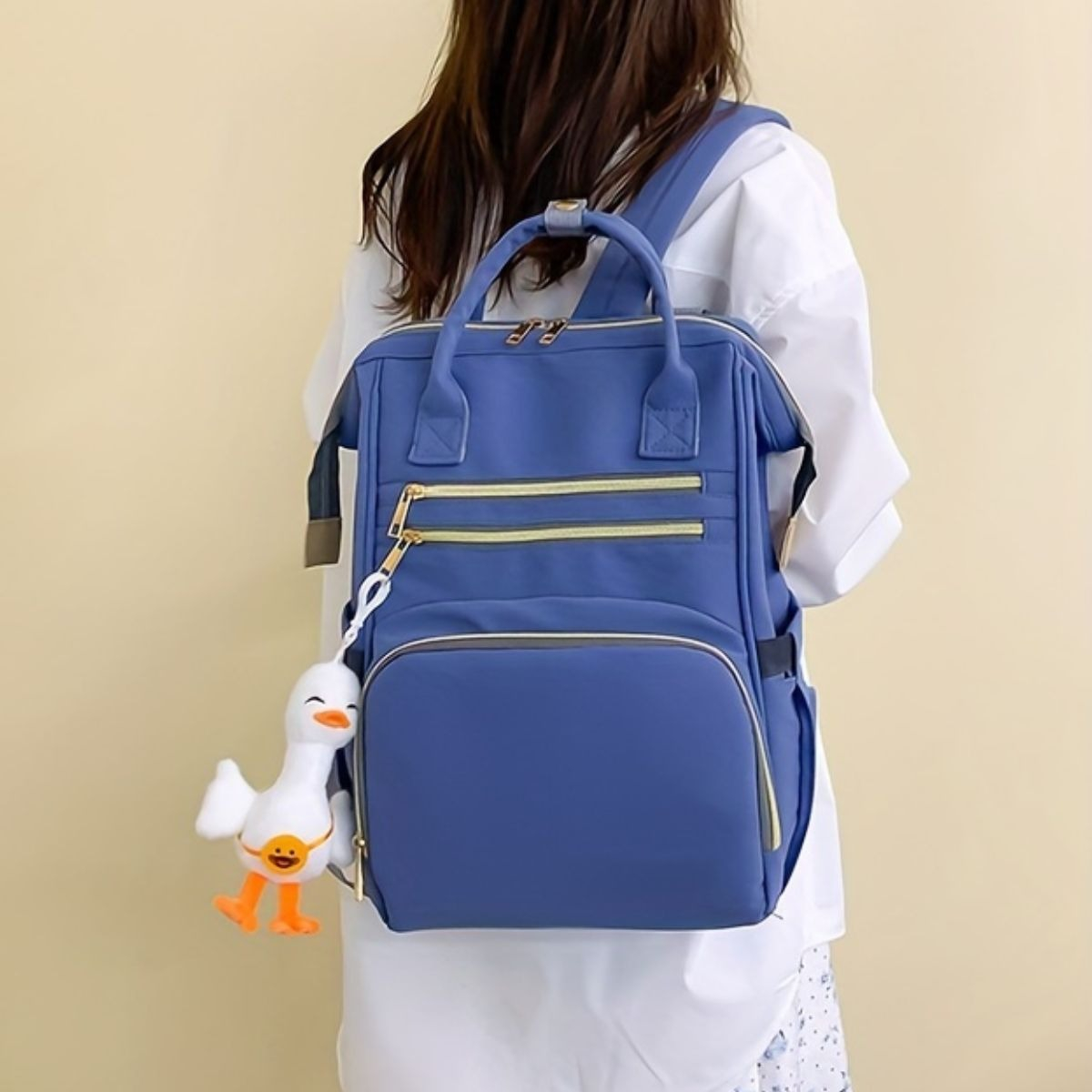 MOCHILA PAÑALERA INFANTIL MULTIUSOS VIAJE MAMA BEBE LAU - 10