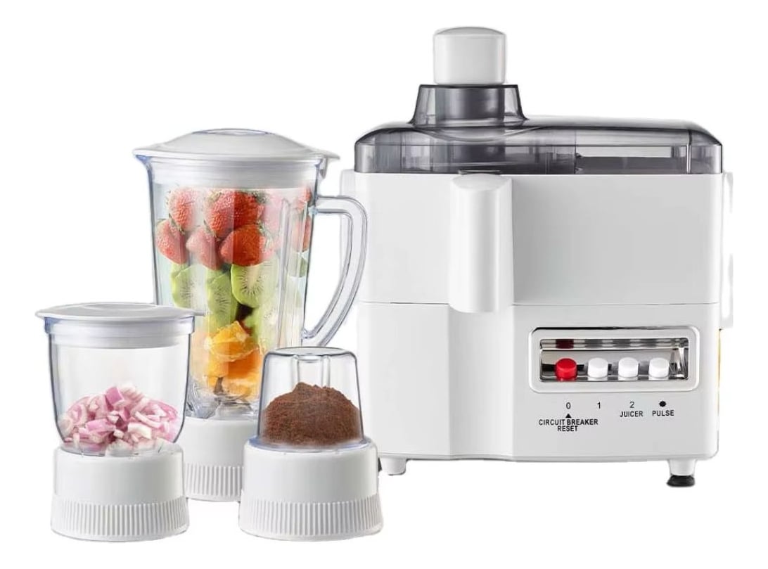 EXPRIMIDOR DE JUGOS MULTIFUNCIONAL 4 EN 1 TRITURA FRUTAS LAU - 1