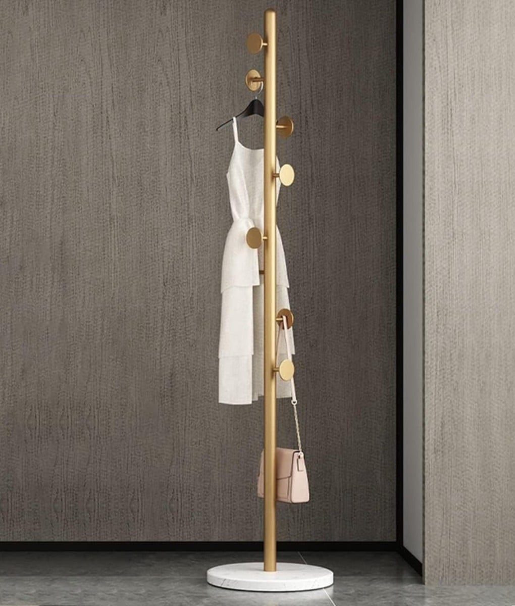 PERCHERO DECORATIVO PIE RESISTENTE ORGANIZADOR HOGAR JHN - 2