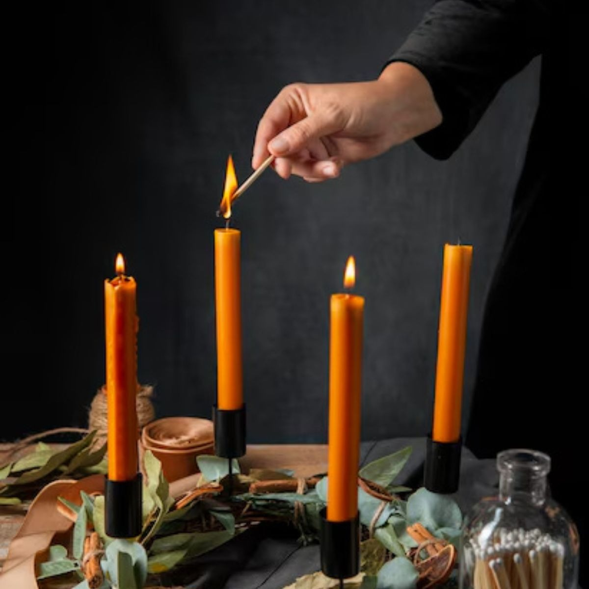 SET 8 CAJAS VELAS X4 AROMATICAS DECORATIVA HOGAR LAU - 9
