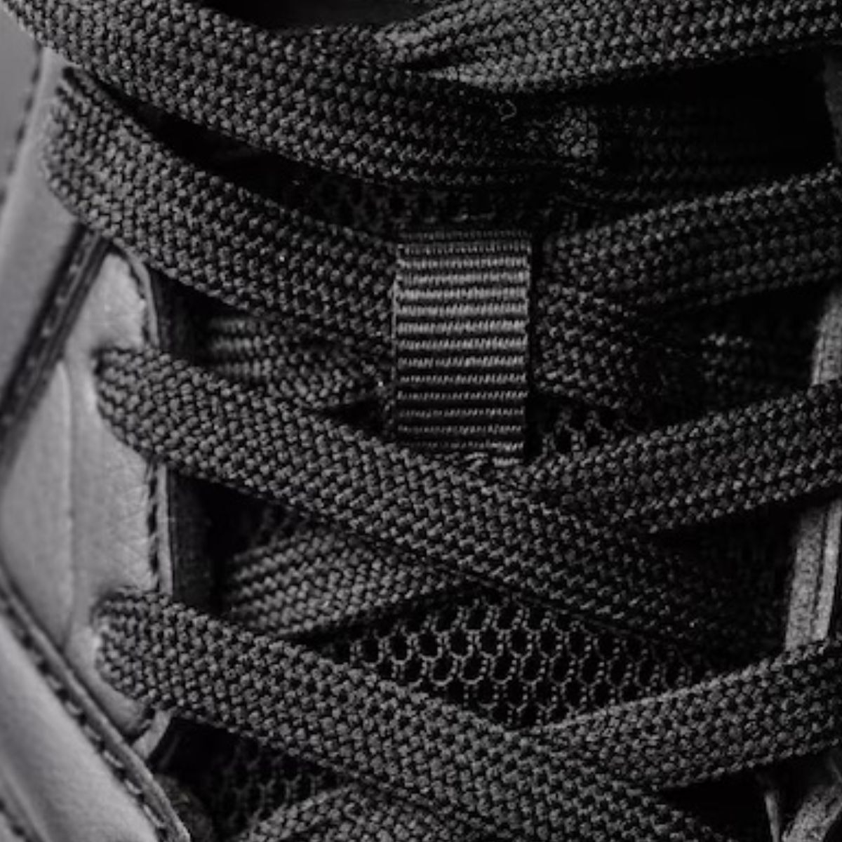 SET 10 CORDONES PLANOS PARA ZAPATILLAS DEPORTE NEGROS LAU - 8