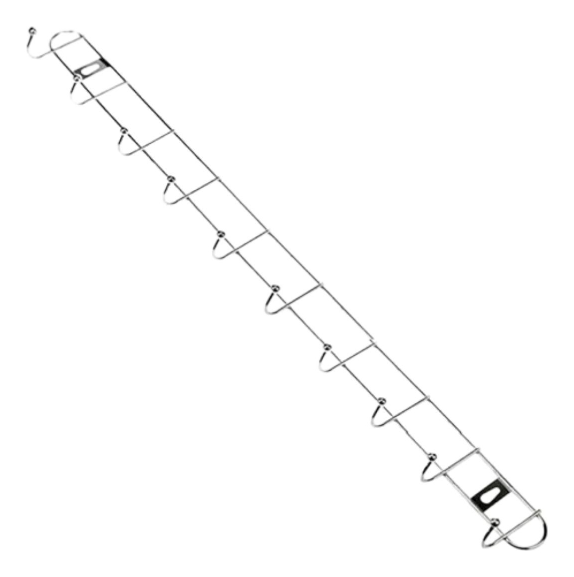 SET 10 PERCHEROS METALICO ORGANIZADOR PARED COLGADOR LAU - 4