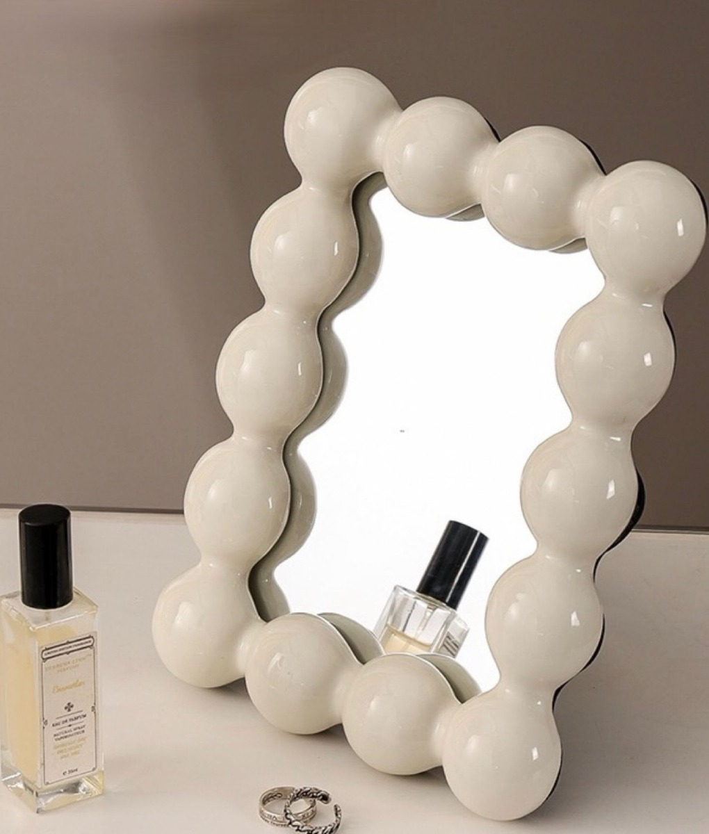 ESPEJO DECORATIVO BURBUJAS MESA MODERNO ESFERAS JHN - 9