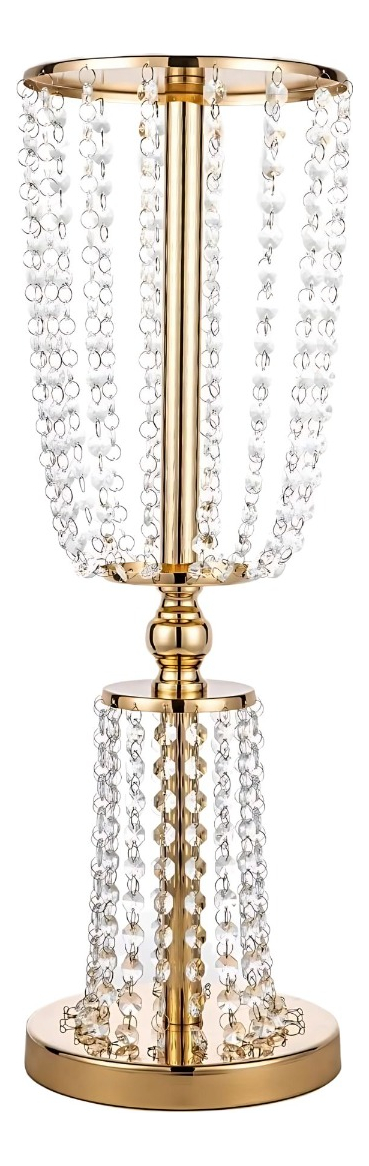 FLORERO ALTO DECORATIVO SOPORTE FLORES CENTRO MESA 62CM JHN - 1