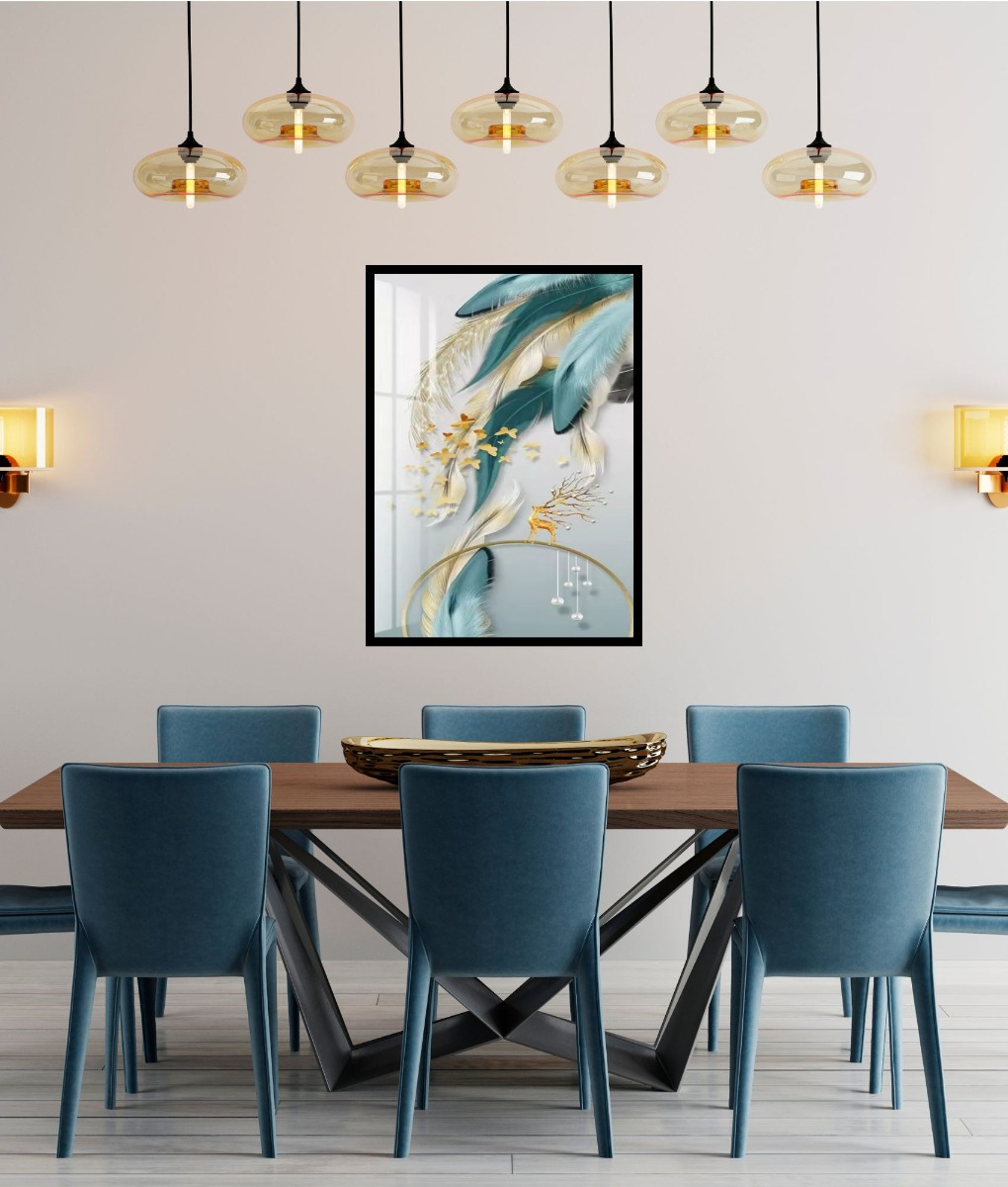CUADRO DECORATIVO PARED ABSTRACTO MINIMALISTA MODERNO JHN - 2