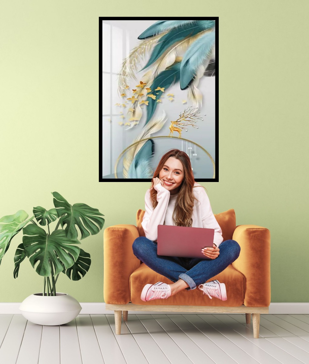 CUADRO DECORATIVO PARED ABSTRACTO MINIMALISTA MODERNO JHN - 4