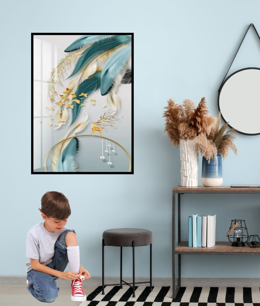 CUADRO DECORATIVO PARED ABSTRACTO MINIMALISTA MODERNO JHN - 5