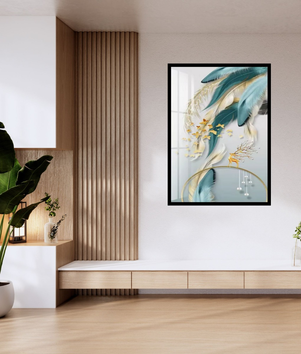 CUADRO DECORATIVO PARED ABSTRACTO MINIMALISTA MODERNO JHN - 9