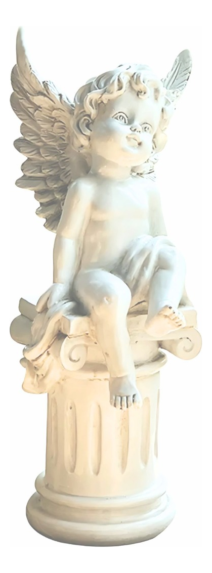 ESTATUA JARDIN HOGAR PILAR ROMANO QUERUBIN ANGEL JHN - 2