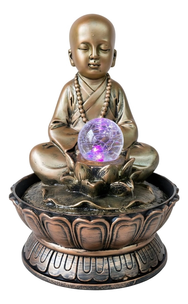 FIGURA DECORATIVA ESTATUA BUDA ADORNO HOGAR MEDITACION JHN - 1