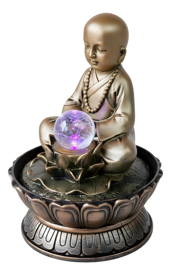 FIGURA DECORATIVA ESTATUA BUDA ADORNO HOGAR MEDITACION JHN - 3